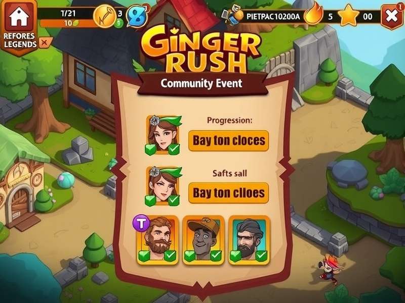 Ginger Rush Legends gameplay screenshot